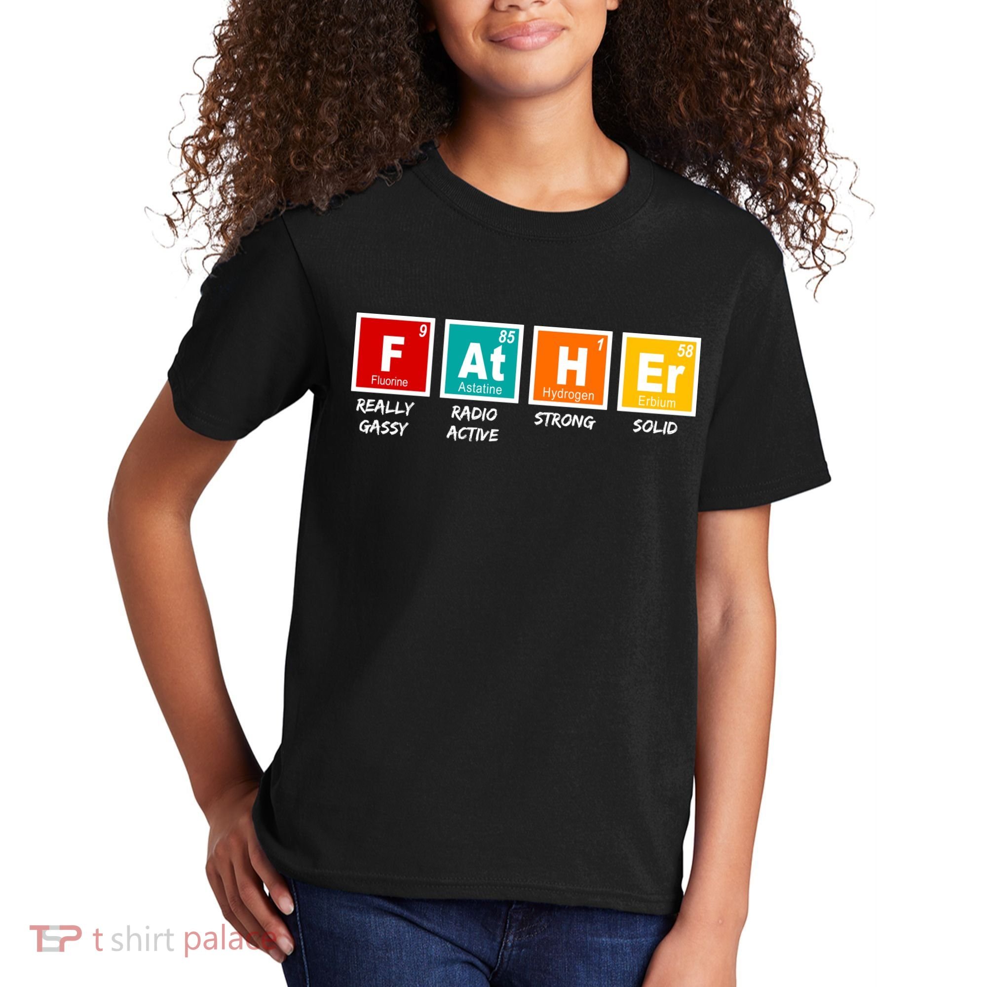 Father Periodic Table Kids T-Shirt