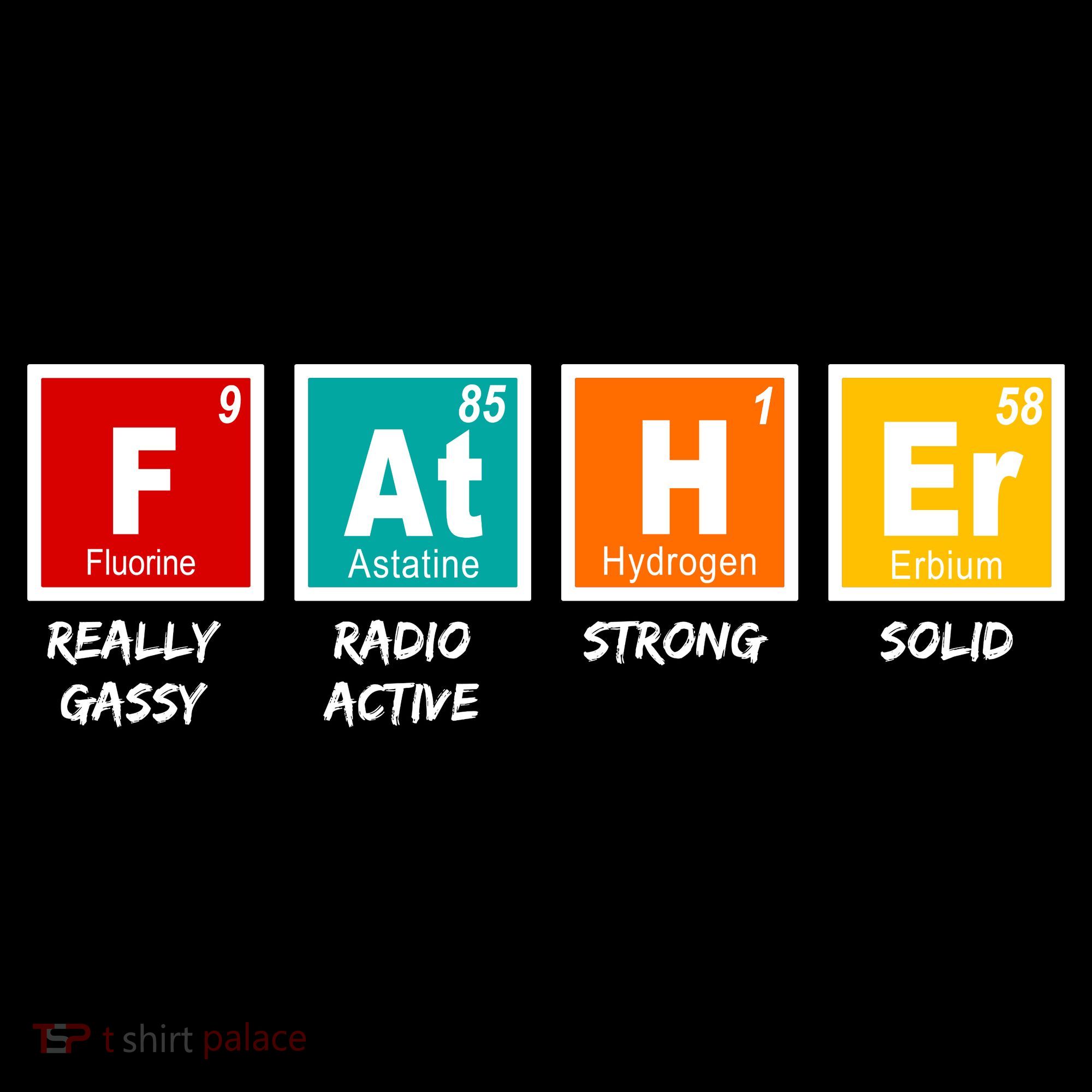 Father Periodic Table Kids T-Shirt