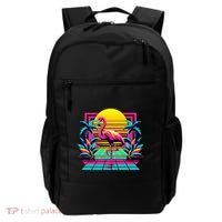 Flamingo Palm Trees Tropical Summer Backpack thumb 0
