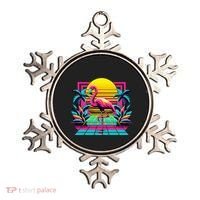 Flamingo Palm Trees Tropical Summer Ornament thumb 0