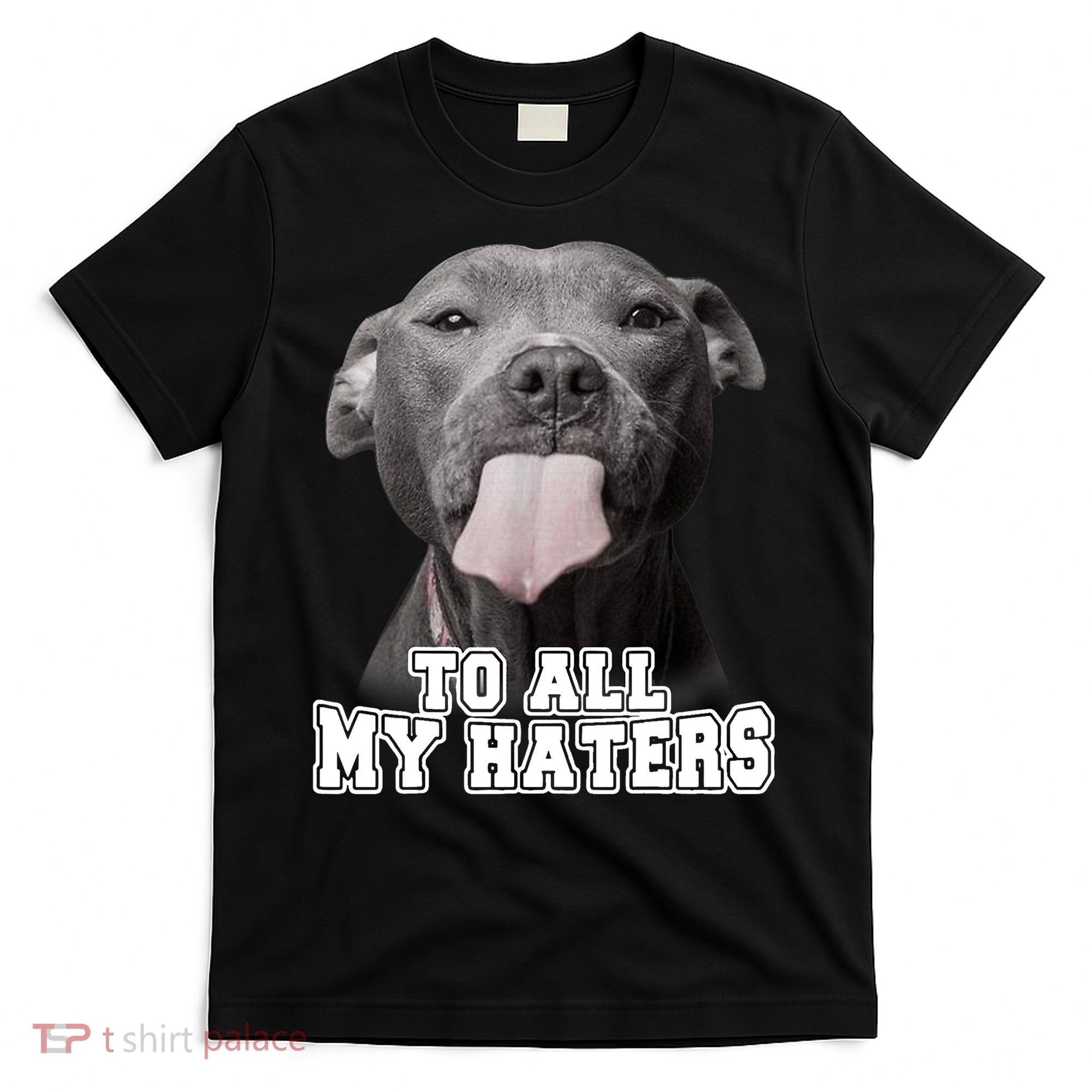 Funny Pitbull To All My Haters Shirt Pitbull Dog Lover Gift T-Shirt