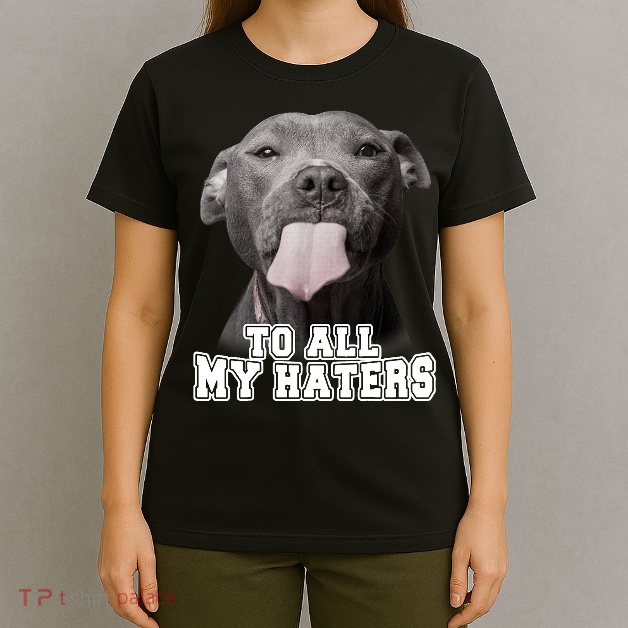 Funny Pitbull To All My Haters Shirt Pitbull Dog Lover Gift T-Shirt