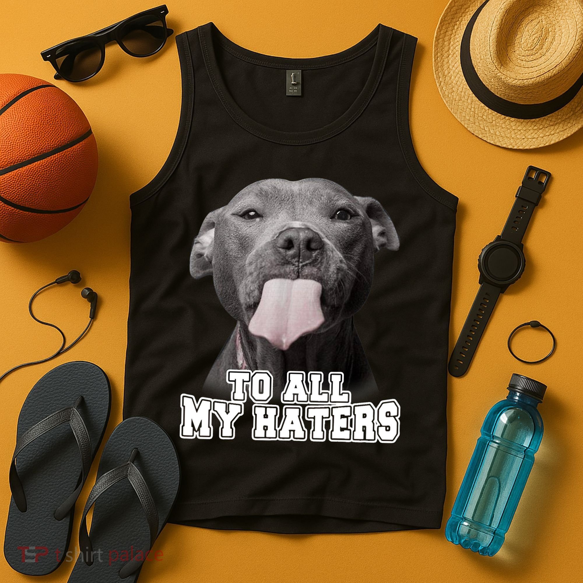 Funny Pitbull To All My Haters Shirt Pitbull Dog Lover Gift Tank Top