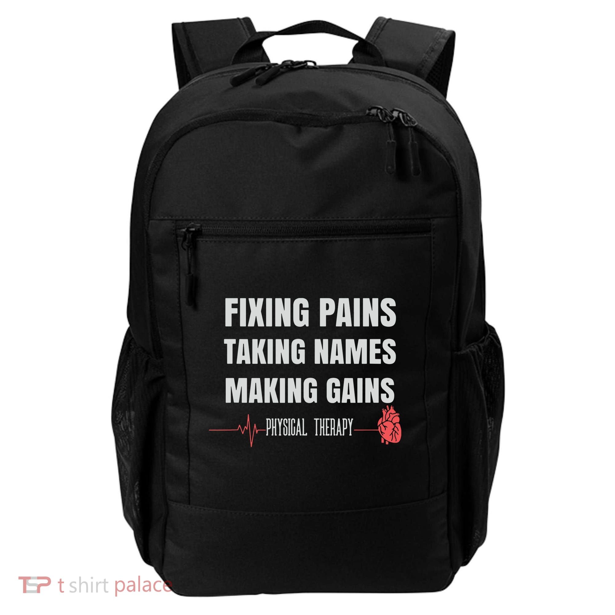 Funny Physical Therapy Shirts For PT Gifts Physical Therapist Backpack