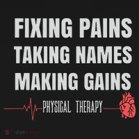 Funny Physical Therapy Shirts For PT Gifts Physical Therapist Backpack thumb 2