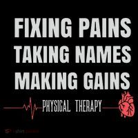 Funny Physical Therapy Shirts For PT Gifts Physical Therapist Ornament thumb 1