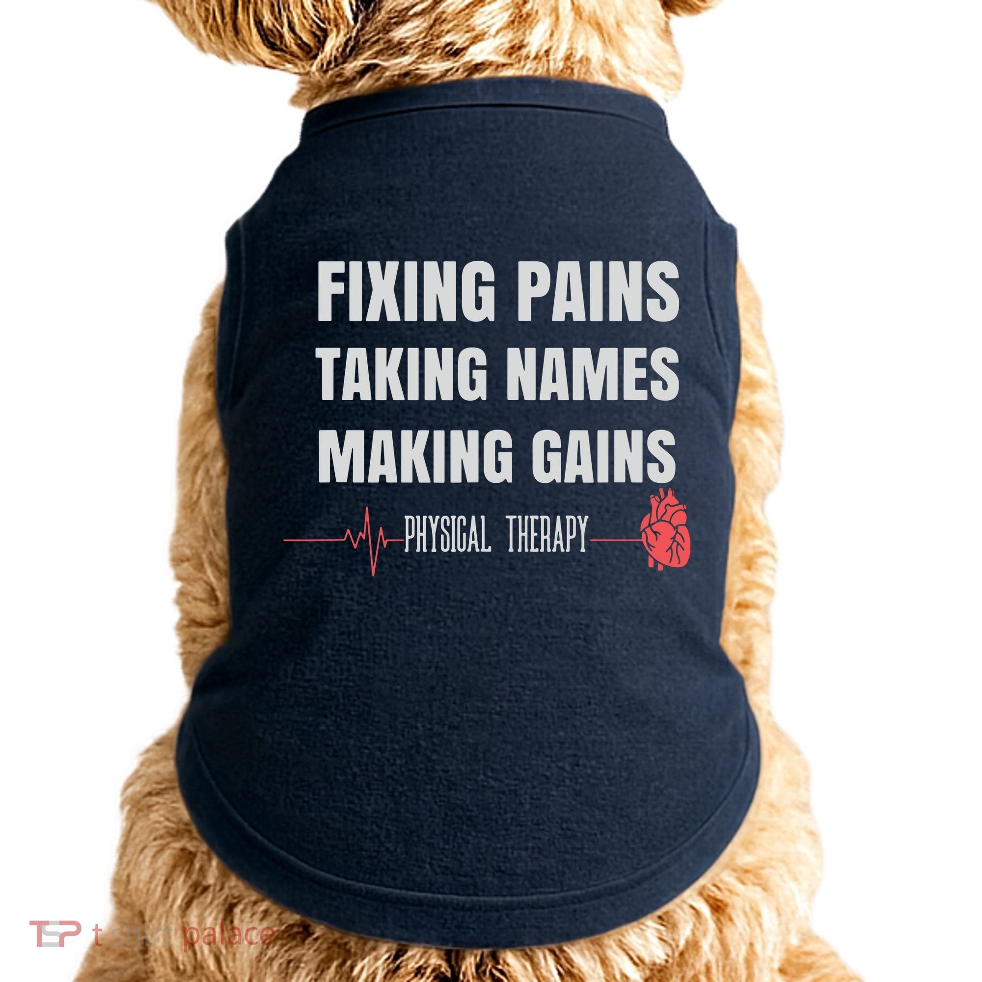 Funny Physical Therapy Shirts For PT Gifts Physical Therapist Doggie Tank