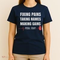 Funny Physical Therapy Shirts For PT Gifts Physical Therapist T-Shirt thumb 4