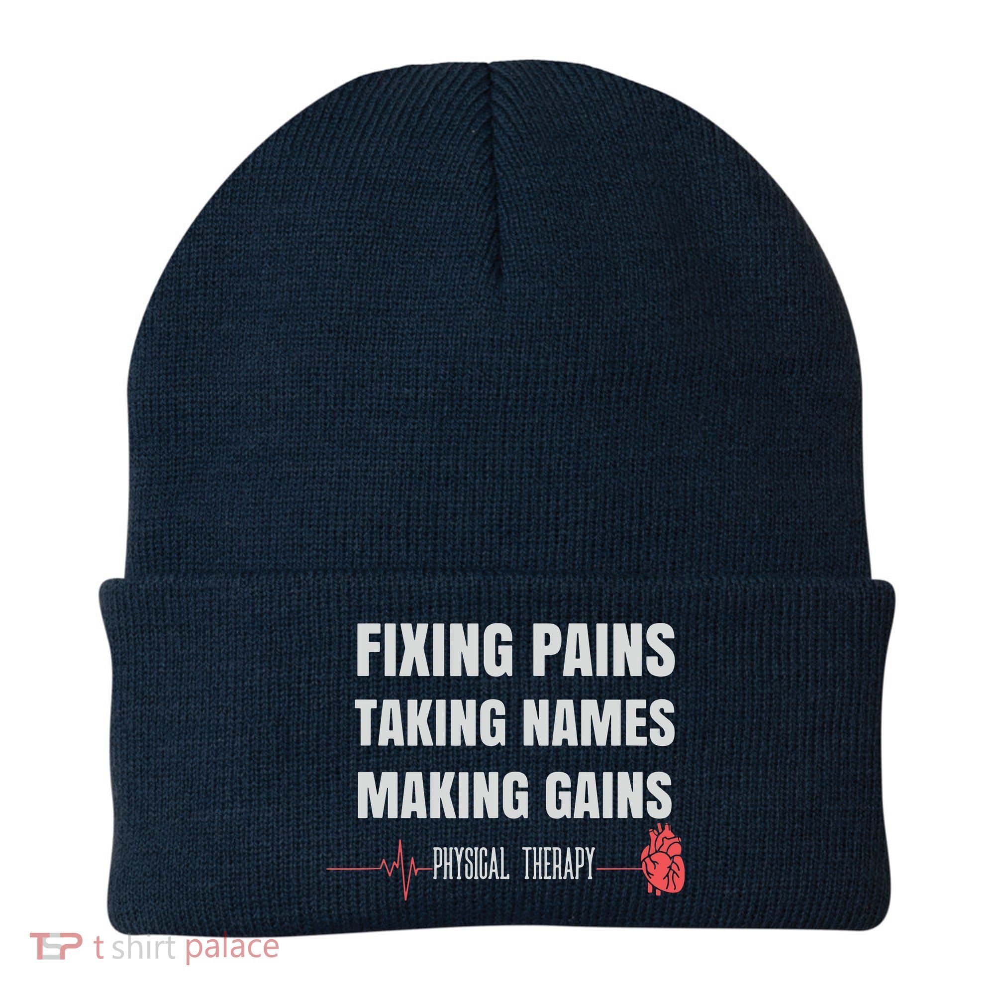 Funny Physical Therapy Shirts For PT Gifts Physical Therapist Beanie