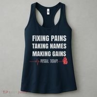 Funny Physical Therapy Shirts For PT Gifts Physical Therapist Women's Tank Top thumb 3