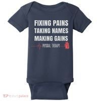 Funny Physical Therapy Shirts For PT Gifts Physical Therapist Baby Bodysuit thumb 0