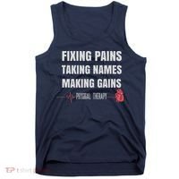 Funny Physical Therapy Shirts For PT Gifts Physical Therapist Tank Top thumb 0