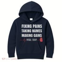 Funny Physical Therapy Shirts For PT Gifts Physical Therapist Kids Hoodie thumb 0
