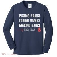 Funny Physical Therapy Shirts For PT Gifts Physical Therapist Kids Long Sleeve Shirt thumb 0