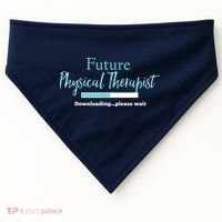 Future Physical Therapist Downloading Please Wait USA-Made Doggie Bandana thumb 0