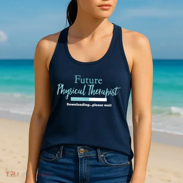 Future Physical Therapist Downloading Please Wait Women's Tank Top