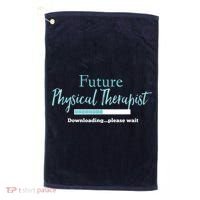 Future Physical Therapist Downloading Please Wait Golf Towel thumb 0