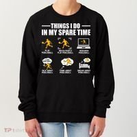 Funny Pickleball Things I Do In My Spare Pickleball Women's Sweatshirt thumb 0
