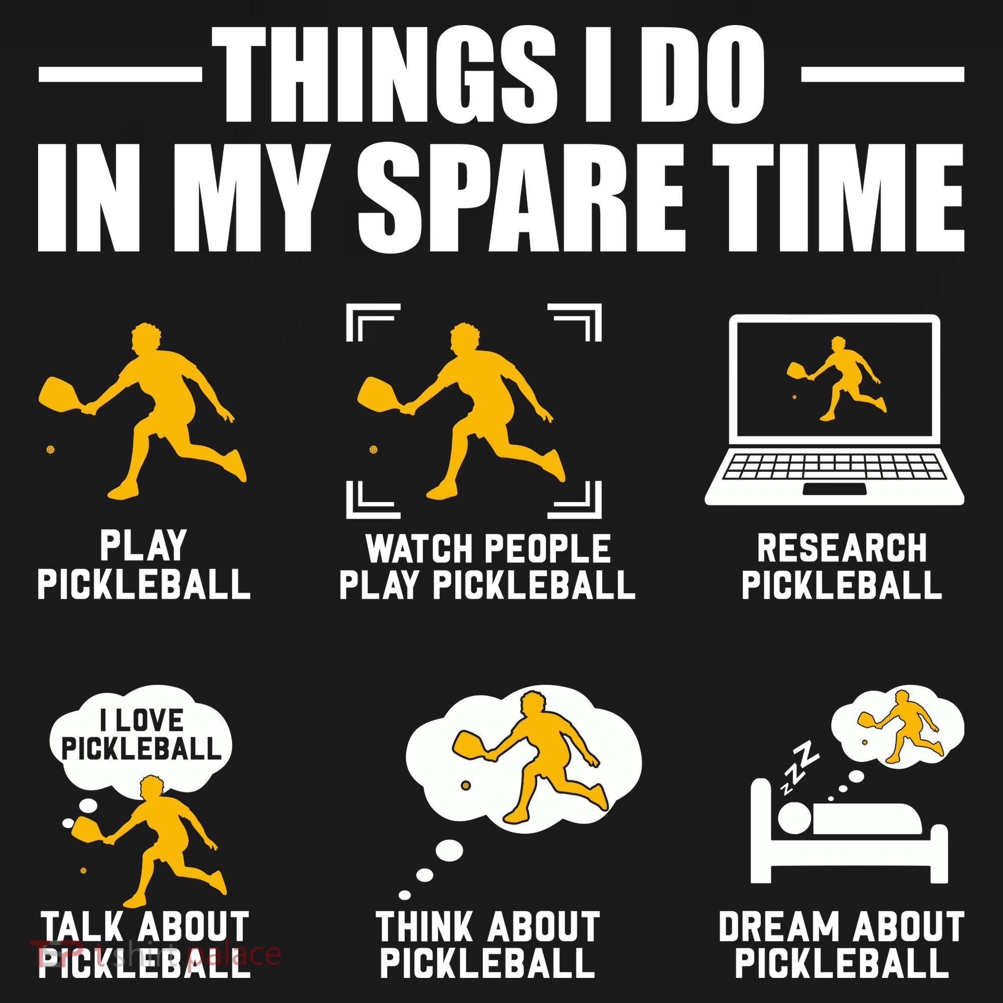 Funny Pickleball Things I Do In My Spare Pickleball Women's Hoodie