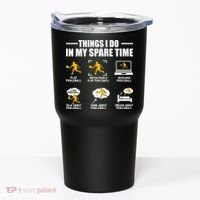 Funny Pickleball Things I Do In My Spare Pickleball Tumbler thumb 0