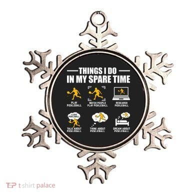 Funny Pickleball Things I Do In My Spare Pickleball Ornament