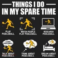 Funny Pickleball Things I Do In My Spare Pickleball Hat thumb 2
