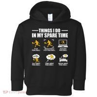 Funny Pickleball Things I Do In My Spare Pickleball Toddler Hoodie thumb 0
