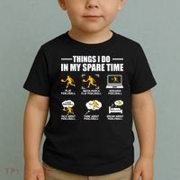 Funny Pickleball Things I Do In My Spare Pickleball Toddler T-Shirt thumb 2