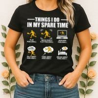Funny Pickleball Things I Do In My Spare Pickleball Women's T-Shirt thumb 2