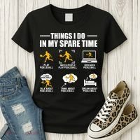 Funny Pickleball Things I Do In My Spare Pickleball Women's T-Shirt thumb 3