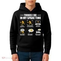Funny Pickleball Things I Do In My Spare Pickleball Kids Hoodie thumb 4