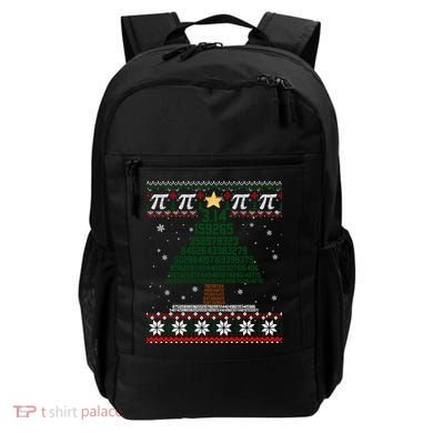 Funny Pi Tree Christmas Math Teacher Ugly Sweater Funny Gift Backpack