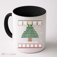 Funny Pi Tree Christmas Math Teacher Ugly Sweater Funny Gift Coffee Mug thumb 0