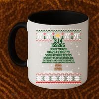 Funny Pi Tree Christmas Math Teacher Ugly Sweater Funny Gift Coffee Mug thumb 2