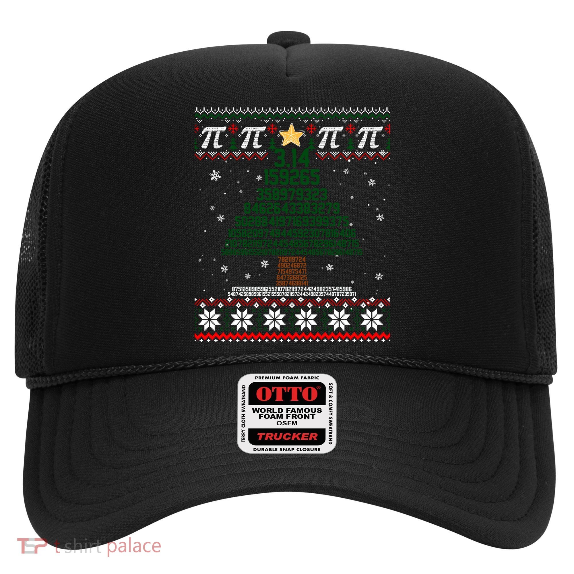 Funny Pi Tree Christmas Math Teacher Ugly Sweater Funny Gift Hat