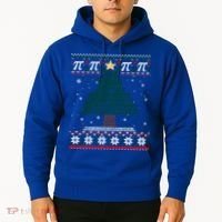 Funny Pi Tree Christmas Math Teacher Ugly Sweater Funny Gift Hoodie thumb 2