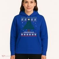 Funny Pi Tree Christmas Math Teacher Ugly Sweater Funny Gift Hoodie thumb 5