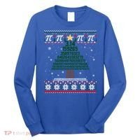 Funny Pi Tree Christmas Math Teacher Ugly Sweater Funny Gift Long Sleeve Shirt thumb 0