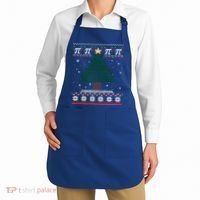 Funny Pi Tree Christmas Math Teacher Ugly Sweater Funny Gift Apron thumb 2