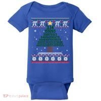 Funny Pi Tree Christmas Math Teacher Ugly Sweater Funny Gift Baby Bodysuit thumb 0