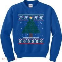 Funny Pi Tree Christmas Math Teacher Ugly Sweater Funny Gift Kids Sweatshirt thumb 0
