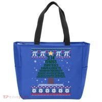 Funny Pi Tree Christmas Math Teacher Ugly Sweater Funny Gift Tote Bag thumb 0