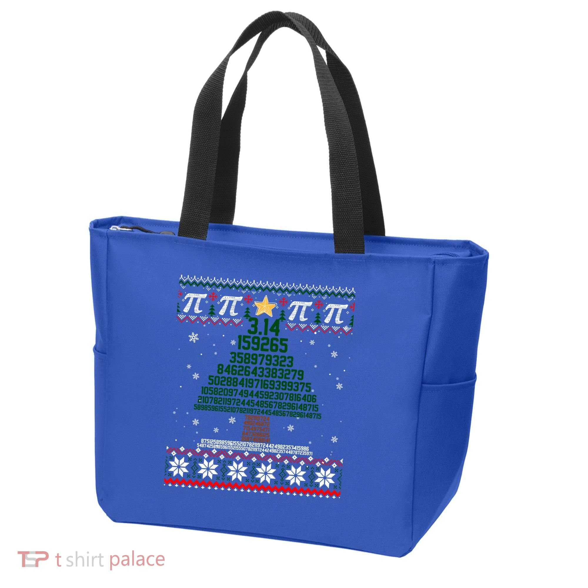 Funny Pi Tree Christmas Math Teacher Ugly Sweater Funny Gift Tote Bag