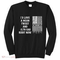 Funny Pro Trump Fathers Day Gas Prices Mean Tweets July 4th Sweatshirt thumb 0