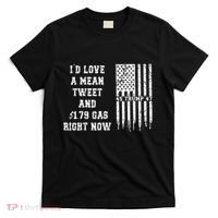 Funny Pro Trump Fathers Day Gas Prices Mean Tweets July 4th T-Shirt thumb 0