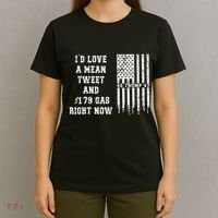 Funny Pro Trump Fathers Day Gas Prices Mean Tweets July 4th T-Shirt thumb 4