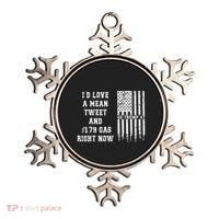Funny Pro Trump Fathers Day Gas Prices Mean Tweets July 4th Ornament thumb 0