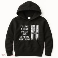 Funny Pro Trump Fathers Day Gas Prices Mean Tweets July 4th Kids Hoodie thumb 0