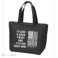 Funny Pro Trump Fathers Day Gas Prices Mean Tweets July 4th Tote Bag thumb 3