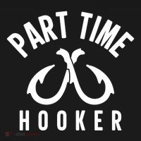 For: Part Time Hooker Fishing Funny Coaster thumb 2